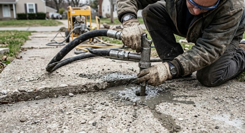 Slab Jacking in Columbus, OH